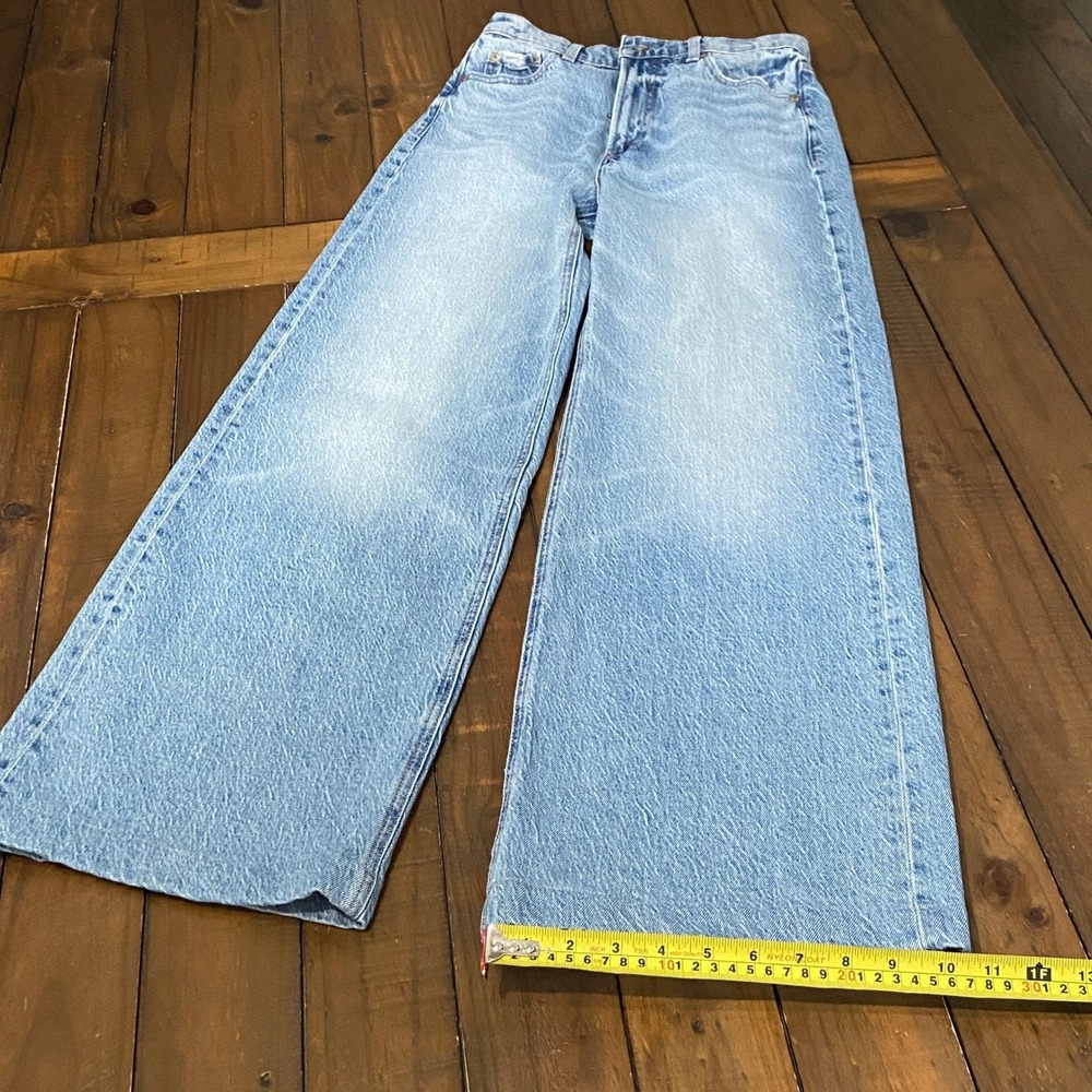 Pistola Break High Rise Wide Leg Jeans Light Blue Wash Size 26 P00016062RJ